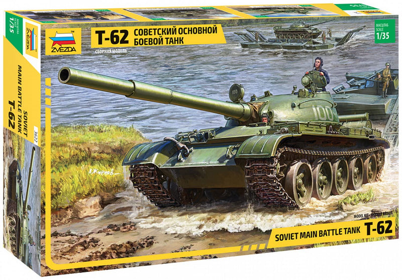Zvezda 3622 T-62 Soviet Main Battle Tank 1:35 Model Kit