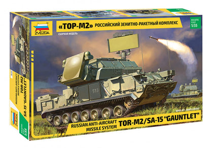 Zvezda Vehicle 3633 1:35 Gate 2M/SA-15 Gauntlet Russ.Anti Air Model Kit, Plastic Kit, Assembly Kit, Detailed Replica, Unpainted