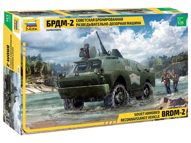 Zvezda Military Vehicle Model: BRDM-2