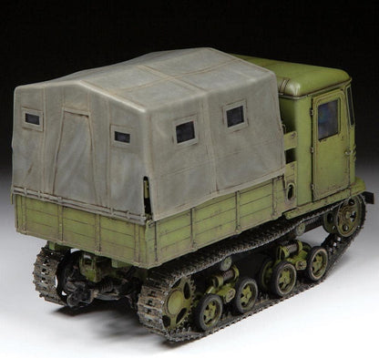 Zvezda 3663 1:35 Sov. STZ-5 Artellery Tractor Model Kit, Plastic Kit, Assembly Kit, Detailed Replica, Unpainted