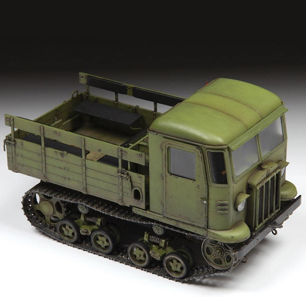 Zvezda 3663 1:35 Sov. STZ-5 Artellery Tractor Model Kit, Plastic Kit, Assembly Kit, Detailed Replica, Unpainted
