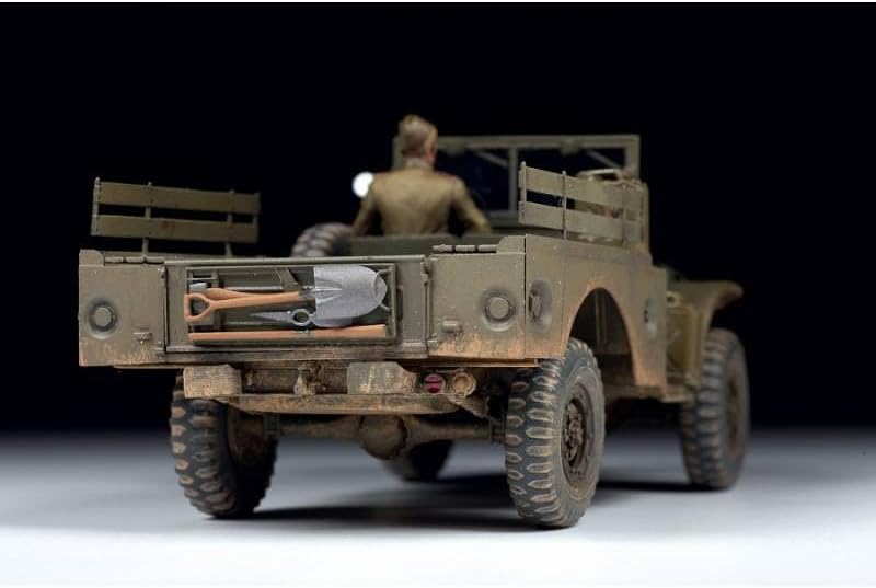 Zvezda - Model Car Us WWII Military Multi-Purpose Vehicle 3/4t Dodge Wc-52 3664| 1:35