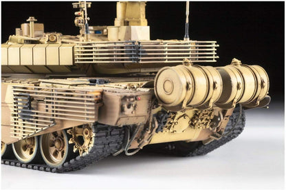 Zvezda- Batalla Principal 500783675-Tanque Main Ruso 1:35, maqueta, construcción de Modelos, aficiones, Manualidades, Kit de plástico, Color Plateado (3675