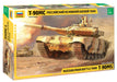 Zvezda- Batalla Principal 500783675-Tanque Main Ruso 1:35, maqueta, construcción de Modelos, aficiones, Manualidades, Kit de plástico, Color Plateado (3675