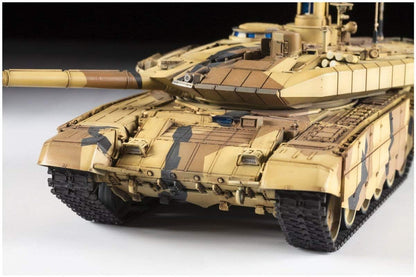 Zvezda- Batalla Principal 500783675-Tanque Main Ruso 1:35, maqueta, construcción de Modelos, aficiones, Manualidades, Kit de plástico, Color Plateado (3675