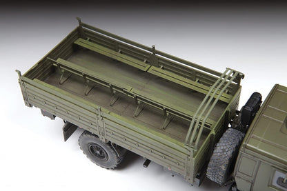 Zvezda 3692 1:35 Russian 2Axle Military Truck K-4350-Model, Plastic Kit for Assembly, Detailed Replica, Unvarnished