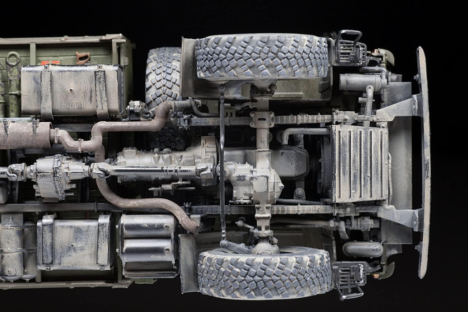 Zvezda 3692 1:35 Russian 2Axle Military Truck K-4350-Model, Plastic Kit for Assembly, Detailed Replica, Unvarnished
