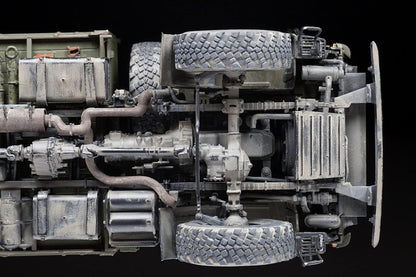 Zvezda 3692 1:35 Russian 2Axle Military Truck K-4350-Model, Plastic Kit for Assembly, Detailed Replica, Unvarnished