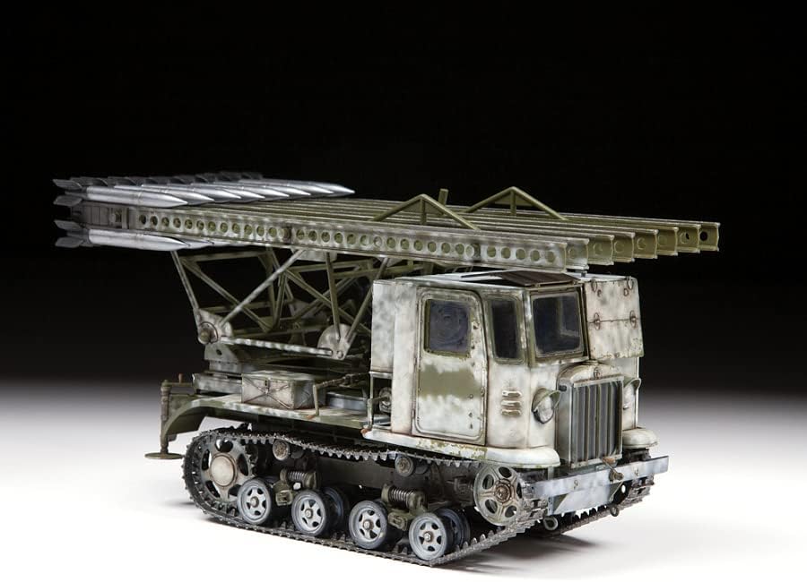 Zvezda- American,Army 3700-STZ-5 with BM-13 Katyusha, Escala 1/35, Plastic Model Kit, Youth Large / 11-13 (ZS3700