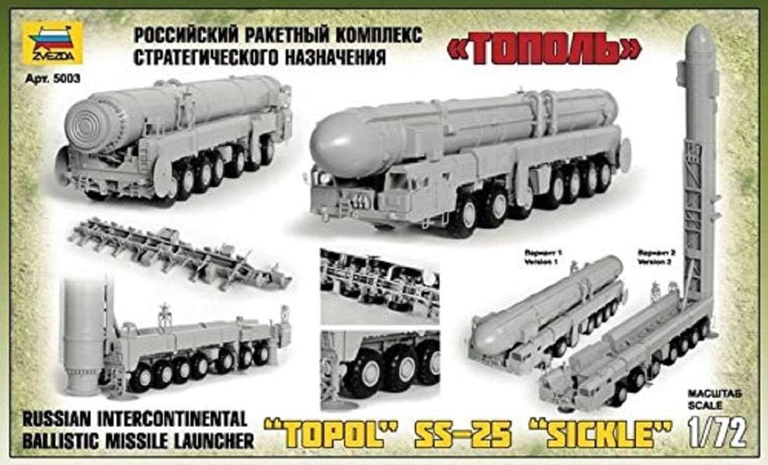 Zvezda 500785003-1:72 Topol M Rocket Launcher