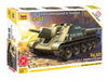 Zvezda 5043 1:72 SU-122 Soviet Tank Destroyer Model, Plastic Kit for Assembly, Detailed Replica, Unvarnished