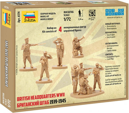 Zvezda 1:72 British Headquarter WWII Model Kit