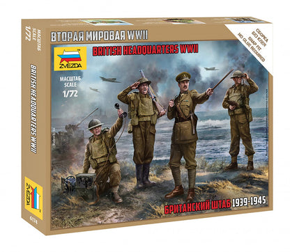 Zvezda 1:72 British Headquarter WWII Model Kit