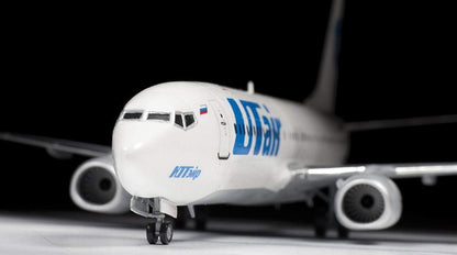 Zvezda- Fahrzeug 500787019-1:144 Boeing 737-800, maqueta, construcción de Modelos, Hobby, Manualidades, Kit de plástico, Color Plateado (7019