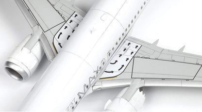 Zvezda- Boeing 737-8 MAX Other License vehículo 500787026-Boeing 144-Maqueta de construcción (1:144), Color Plateado, Mittel (7026