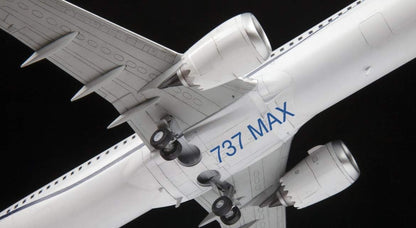 Zvezda- Boeing 737-8 MAX Other License vehículo 500787026-Boeing 144-Maqueta de construcción (1:144), Color Plateado, Mittel (7026