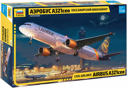 Zvezda - 1/144 Airbus A 321 Ceo (12/21) * - ZVE7040