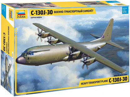 Zvezda C130-J30 Heavy Transport Plane 1:72 Model Kit