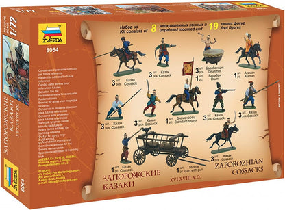 Zvezda – z8064 – Cossacks – 16/18 – 1: 72 Scale Model Kit