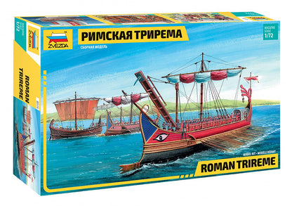 Roman Trireme Ship 1:72