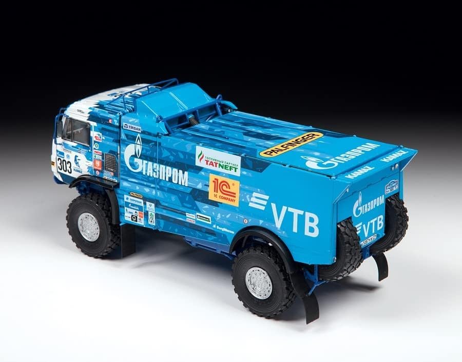 Zvezda Kamaz Rallye Truck, Escala 1/43, Kit de Modelo de plástico 43005, Multicolor (ZS43005