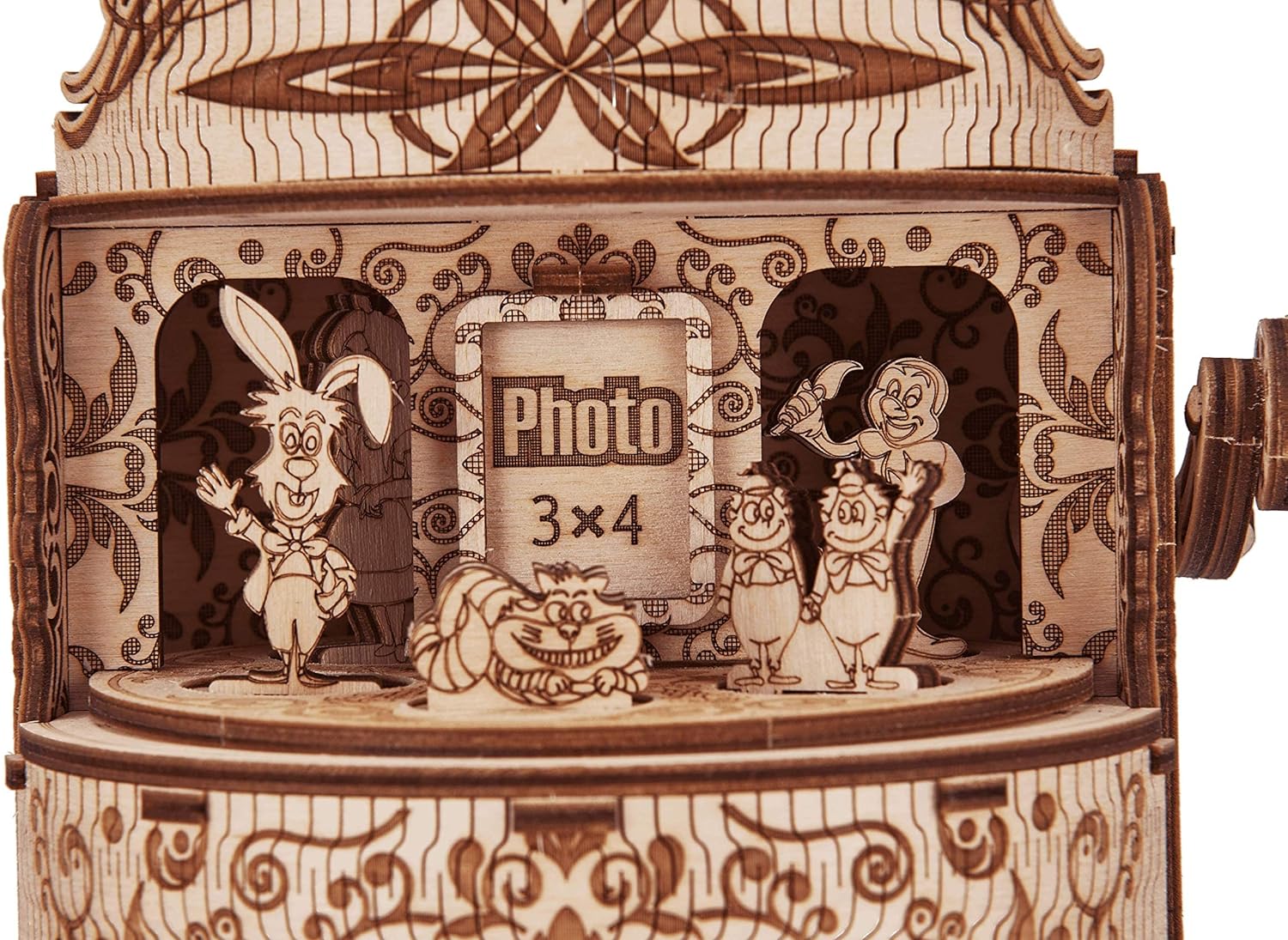 Wood Trick - Grand Piano - Puzzle 3D en Bois - Casse Tete Adulte - Maquettes à Construire - Casse-tête découpée au Laser - 36 pièces (Théâtre de fées