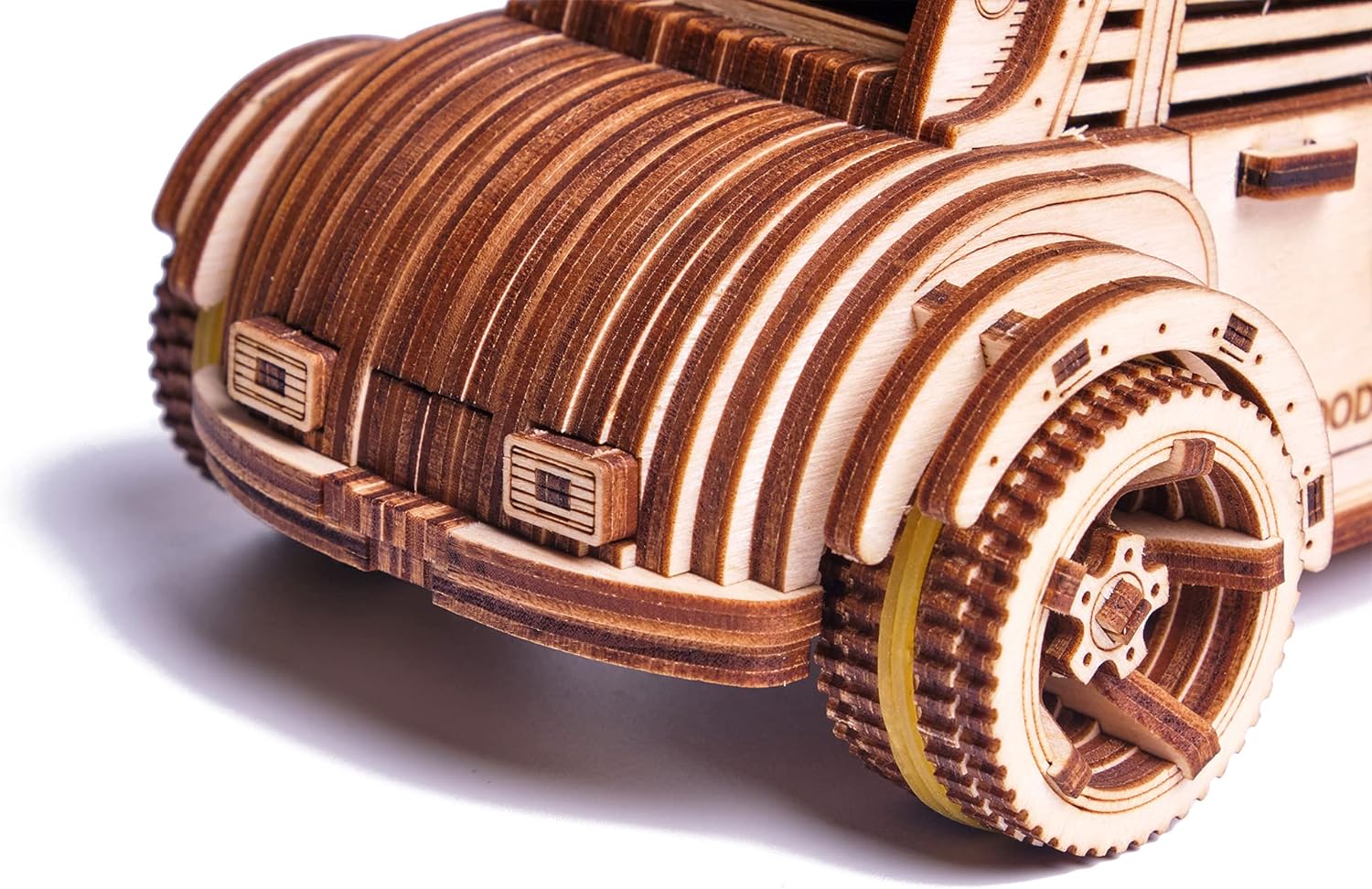 Wood Trick Apocalyptic Car 3D Wooden Puzzles for Adults and Kids to Build - Rides up to 26 feet - Wooden Model Car Kits to Build for Adults