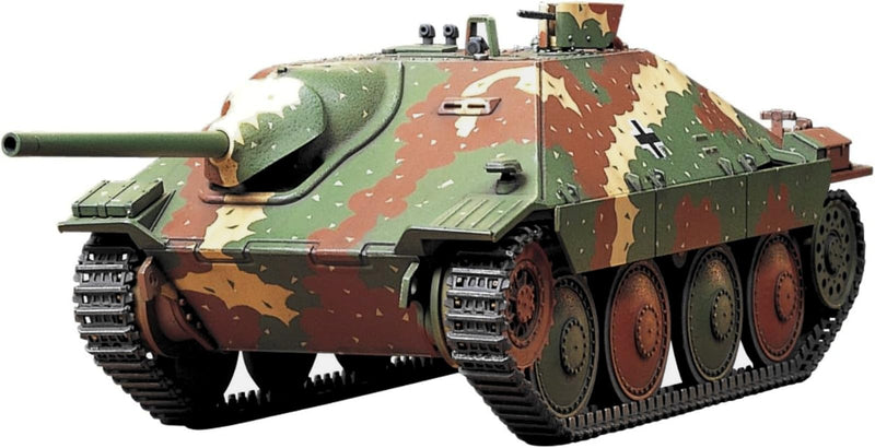 Tamiya 32511-000 32511 1:48 WWII Hunting Tank 38t Hetzer Mit.Pro. -Faithful Replica, Making, Plastic, Crafts, Hobby, Model kit, Assembly, unpainted, Unvarnished