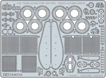 Tamiya 12046 Team Lotus Type 72D 1972 1:12 Model Kit