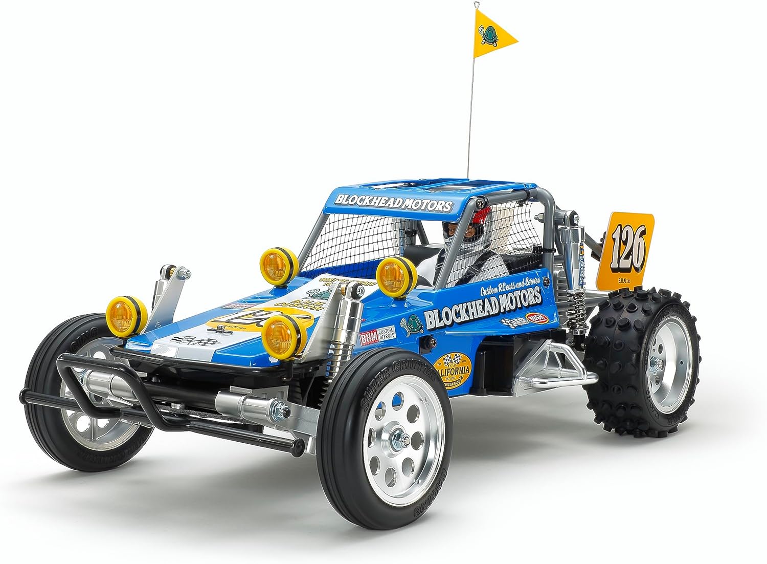 TAMIYA 58695 1:10 Wild One OR Blockhead Motor-Remote Controlled Car, RC Vehicle, Model Building, Hobby Crafts
