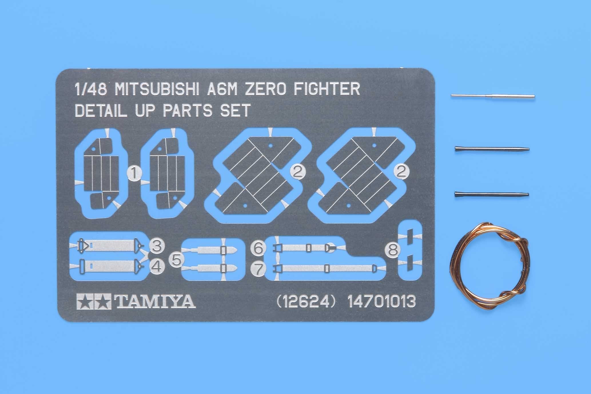 Mitsubishi A6M Zero Fighter Photo-Etched Detail Set 1/48 Tamiya (Japan Import