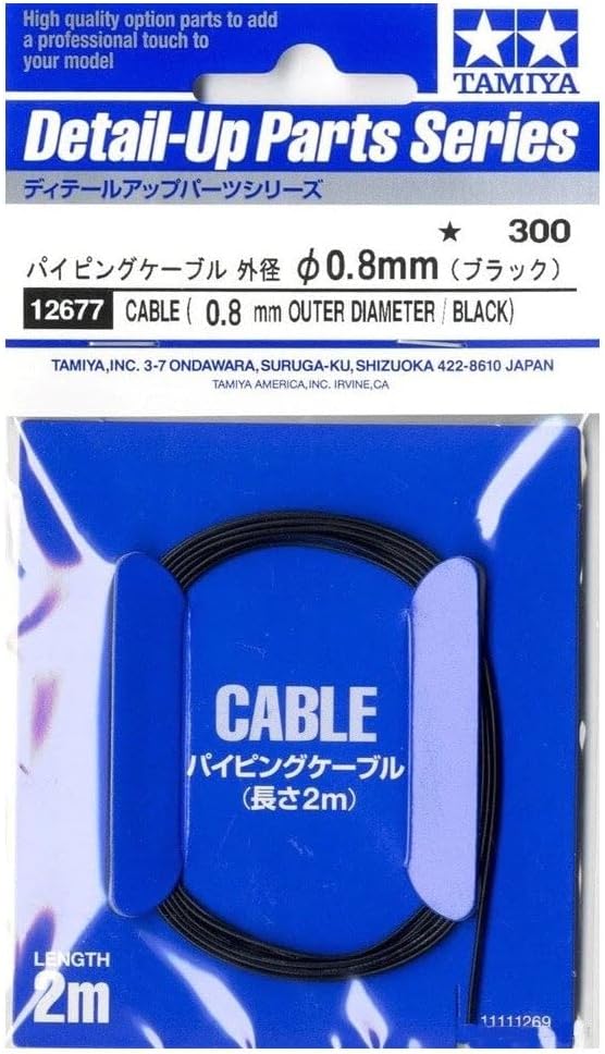 12677 TAMIYA DETAIL CABLE 0.8MM