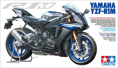 Tamiya TAM14133 300014133 Yamaha 14133 YZF-R1M Building 1:12 Scale High Fit Plastic Kit Model Motorcycle Assembly Unpainted, Unvarnished