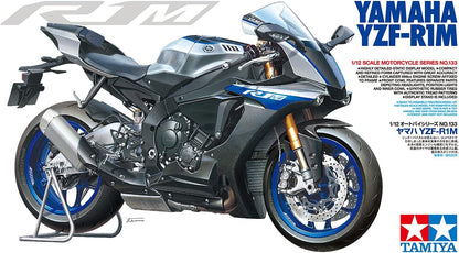 Tamiya TAM14133 300014133 Yamaha 14133 YZF-R1M Building 1:12 Scale High Fit Plastic Kit Model Motorcycle Assembly Unpainted, Unvarnished