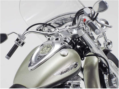 Tamiya 1:12 Yamaha XV1600 Roadstar Custom-réplica Fiel, modelismo, Hobby, encolado, Kit de plástico, Montaje, sin Pintar, Color unvarnished (14135