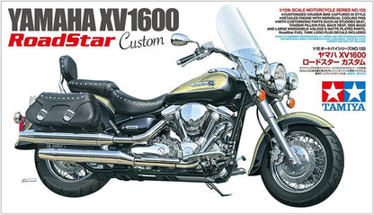 Tamiya 1:12 Yamaha XV1600 Roadstar Custom-réplica Fiel, modelismo, Hobby, encolado, Kit de plástico, Montaje, sin Pintar, Color unvarnished (14135