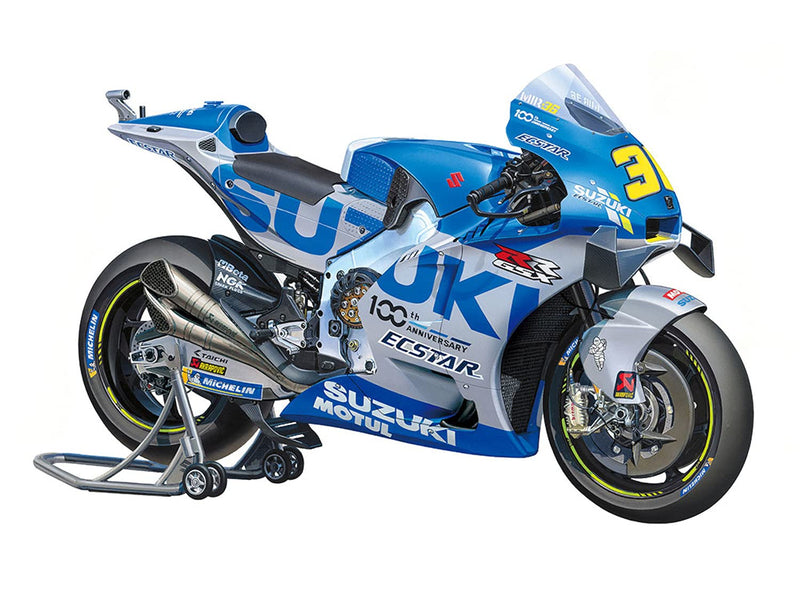 TAMIYA 14139 1:12 Team Suzuki ECSTAR GSX-RR 2020 Faithful Replica, Plastic kit, Crafts, Model kit, Assembly, unpainted, Multi-Coloured