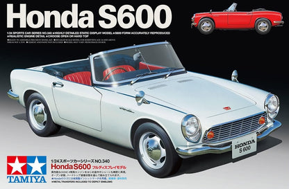 Tamiya - Maqueta Para Montar Honda S600 convertible de techo duro E: 1/24 (Tamiya-24340