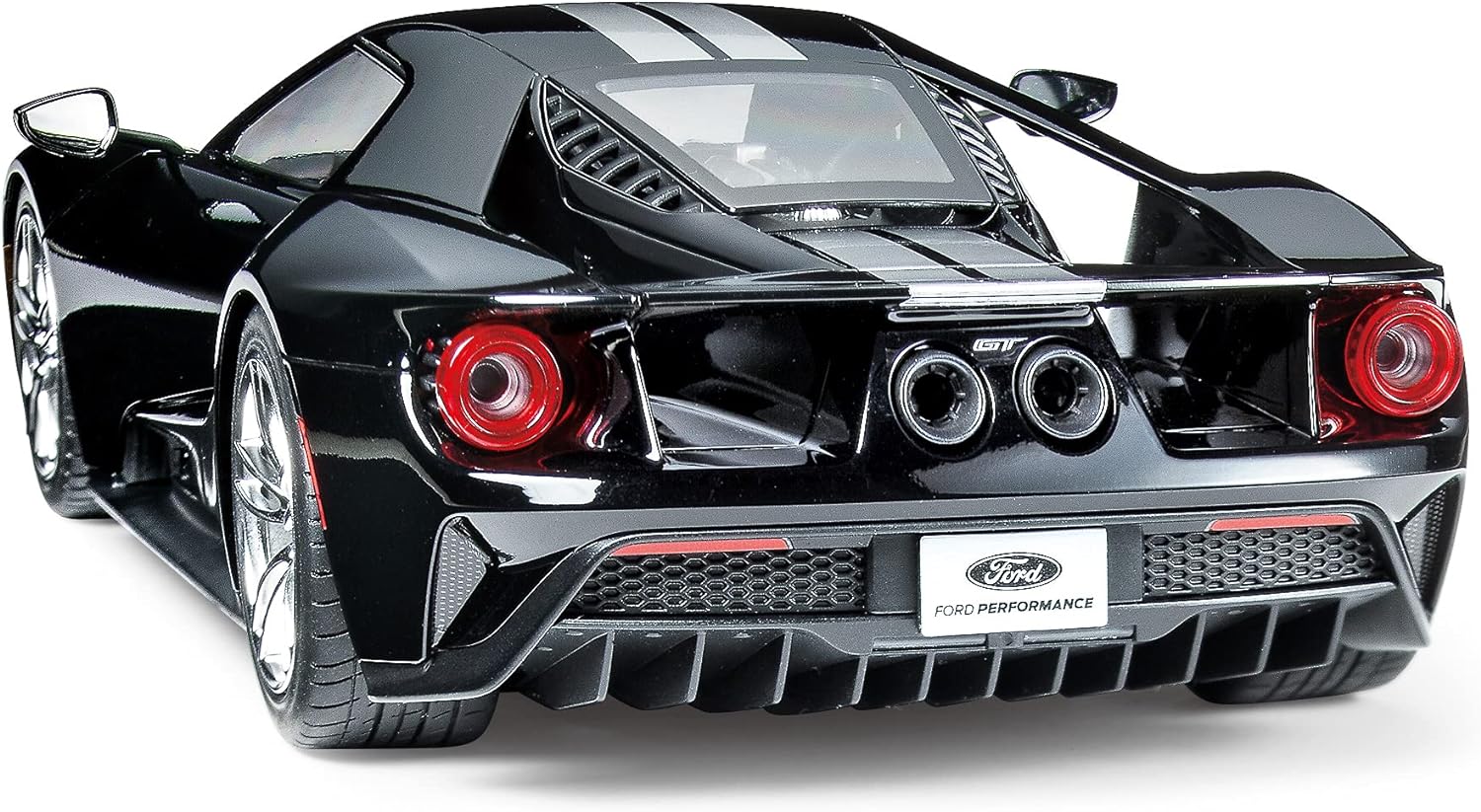 Tamiya-24346 Ford vehículo Tamiya GT 24346-1:24-Kit de construcción de plástico para Montar, réplica Detallada, Color Plateado, Mittel (TAM24346