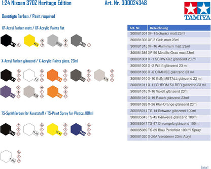 TAMIYA 24348 Nissan Fairlady Z Heritage Edition 1/24 Scale kit
