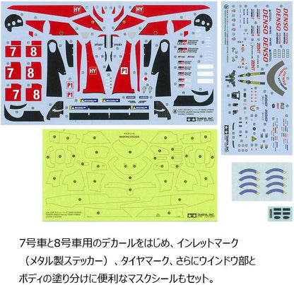 Tamiya 24349-1:24 Toyota G.R. TS050 Hybrid LM, Model Building, Plastic Building Kit, Hobby, Crafts, Gluing, Model Building Kit, Model, Assembly