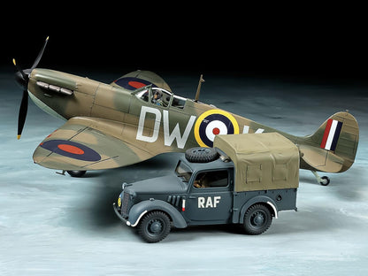 Tamiya 25211 Supermarine Spitfire Mk.I & Light Utility Car 10HP 1:48 Model Kit