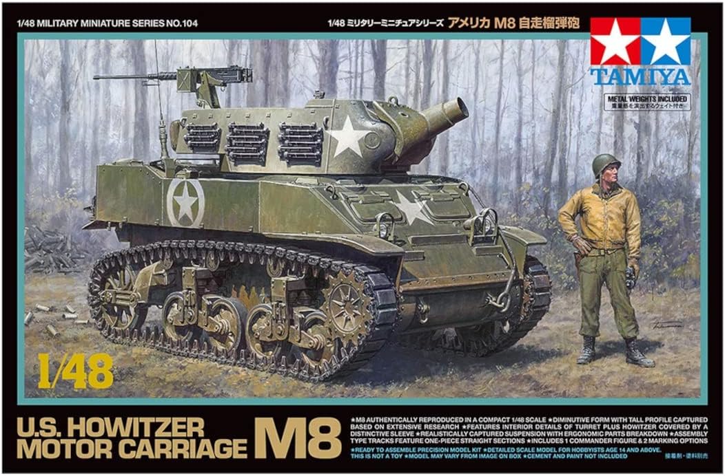 Tamiya 32604 US M8 Howitzer Motor Carriage (escala 1:48