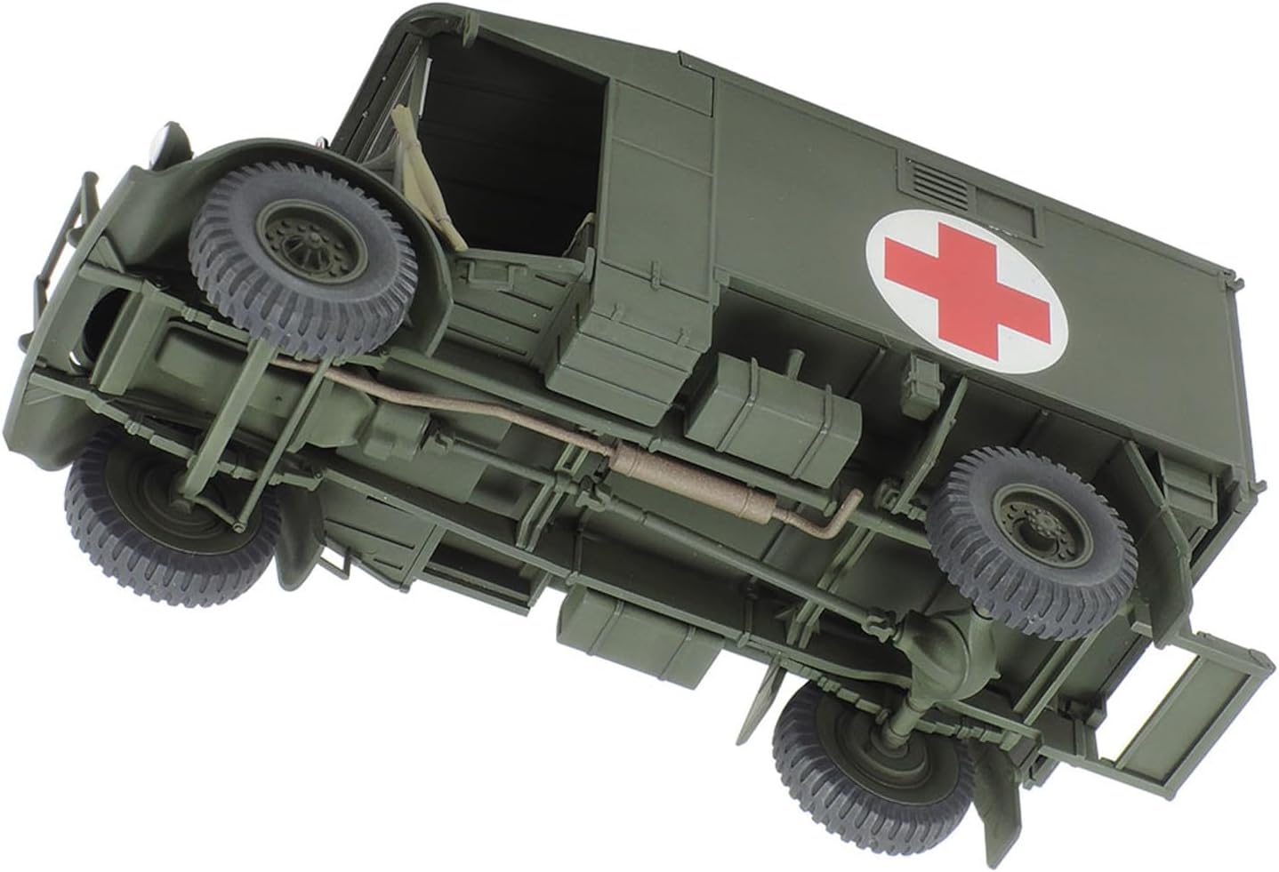 TAMIYA 32605 1:48 Brit. 2 tons. 4 x 2 Ambulance, Plastic, Military kit, Standing Model Building