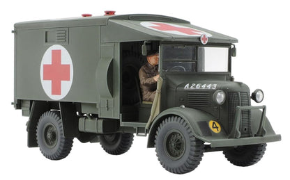 TAMIYA 32605 1:48 Brit. 2 tons. 4 x 2 Ambulance, Plastic, Military kit, Standing Model Building