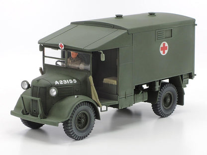 TAMIYA 32605 1:48 Brit. 2 tons. 4 x 2 Ambulance, Plastic, Military kit, Standing Model Building