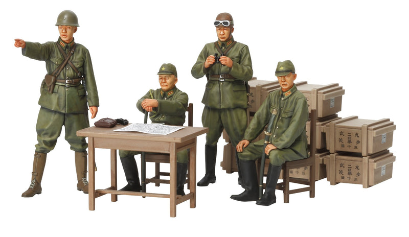 TAMIYA 300035341 WWII Japanese Soldiers Figure Set with Accessories 1:35 Scale