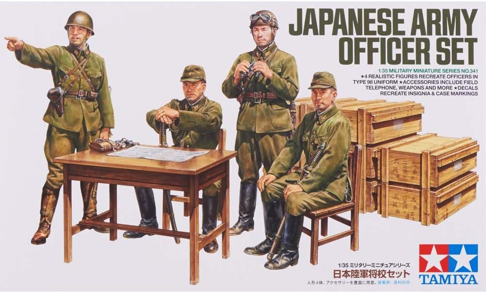 TAMIYA 300035341 WWII Japanese Soldiers Figure Set with Accessories 1:35 Scale