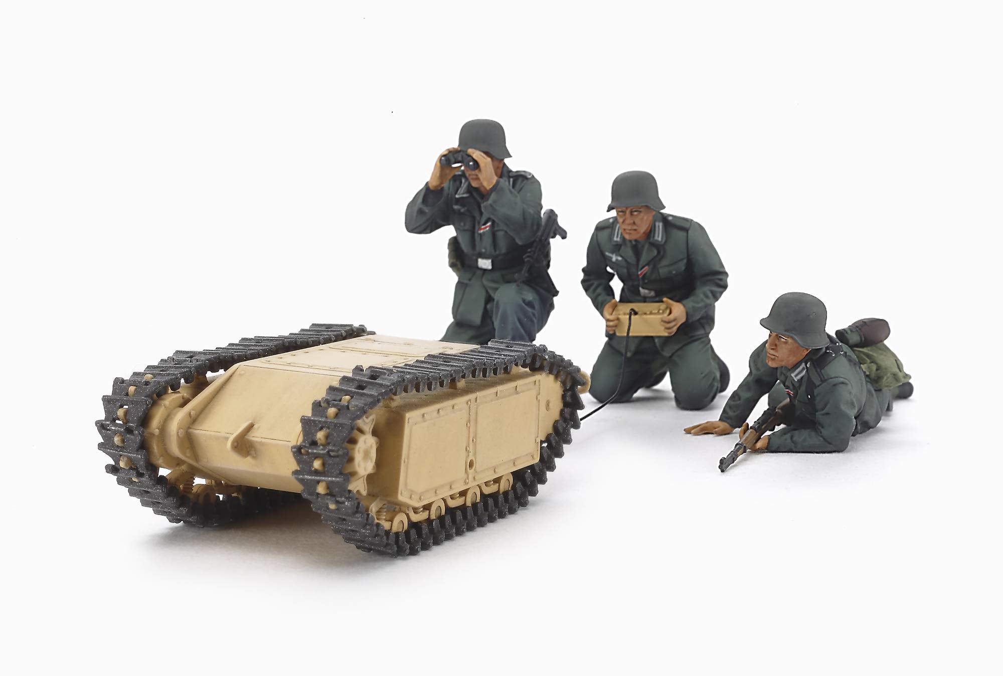 TAMIYA 300035357 Militär 1:35 Dt. Pioneer & Goliath Set (3+2