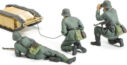 TAMIYA 300035357 Militär 1:35 Dt. Pioneer & Goliath Set (3+2